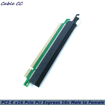 Stúpacie PCI-E x16 Pcie slot karty Pci Express 16x Mužov a Žien Stúpačky Rozšírenie Karty Adaptéra Converter pre 1U 2U 3U IPC Podvozku