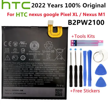 B2PW2100 Vysoko Kvalitné Náhradné Batérie Pre HTC google nexus Pixel XL / Nexus M1 3450mAh Mobilného Telefónu, kontakty batérie+Bezplatné Nástroje