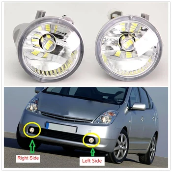 Pre Toyota Prius 2004-2009 2ks Vľavo a Vpravo LED Auto Auto Predné Hmlové Svetlo Montáž Mieste Jazdy Lampa 2005 2006 2007 2008
