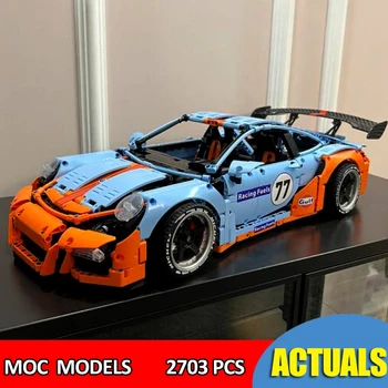 2703pcs MOC Super SportsCar Kompatibilné 42056 Buidling Bloky Tehly Vzdelávacie Puzzle, Hračky Narodeninám