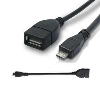 Micro USB B Samec na USB 2.0 A Female OTG Host Converter kábel Kábel Adaptéra pre Android Telefónu U Disk, Myš, Kábel Adaptéra USB OTG Kábel