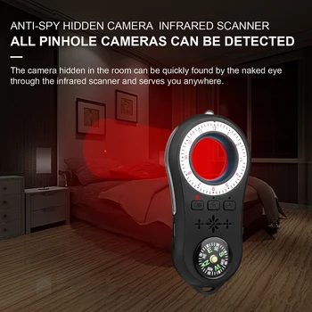 S100 Skener Infračervený Detektor Prenosné Hotel Anti-sneak Anti-odpočúvacie Anti Kamera Detektora GPS GMS Finder Tracker