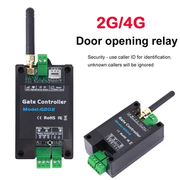 2G/4G GSM Brány Otvárač spínací 12V Diaľkové Ovládanie Dvierok Bezdrôtová Dvere Otvárač Free Call 850/900/1800/1900MHz