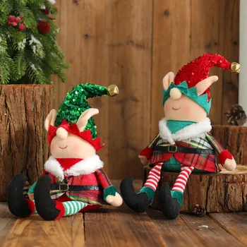 Dieťa Plyšové Elf Elfovia Bábiky, Hračky, Ozdoby Na Vianočné Stromčeky Nový Rok Festival Vianoce Domov Party Dekorácie Deti