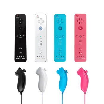 Vstavaný Motion Plus Remote Pre Nintendo Wii Controller Wii Remote Nunchuck Wii Motion Plus Controller Bezdrôtový Gamepad Controle