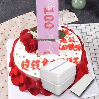 Zábavná Hračka Box Cake Rekvizity Vytvoriť Prekvapení Strany Rekvizity Narodeninové Prekvapenie Rekvizity