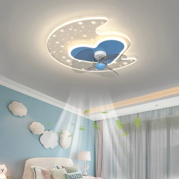 Moderné LED Stropné Ventilátory Obývacia Izba Jedáleň spálňa Ventilátor Čítanie detskej izby Ventilátor Lampa s Diaľkovým ovládaním LED Luster