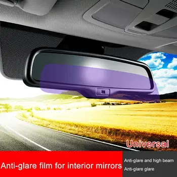 Univerzálny Auto vnútorné Zrkadlo antireflexný Film Anti Fog Auto Spätného Zrkadla Proti Oslneniu Ochranný Film Nepremokavé Rainproof Film