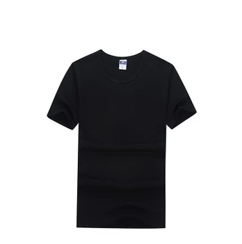 Lycra bavlna okrúhlym výstrihom, krátky rukáv lete mužov mäkké bežné T-shirt triedy oblečenie, reklamné tričko vlastné logo LVR32