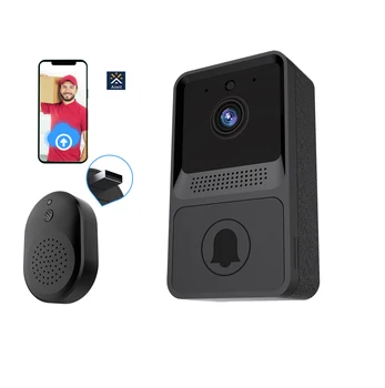 Smart Home Bezdrôtový Zvonček WIFI Vonkajšie Nepremokavé Zvonček Kamery Inteligentné Video Interkom pre Zabezpečenie Ochrany