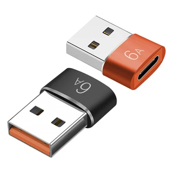 Typ C Pre USB OTG USB C Rýchle Nabíjanie PD Dátový Kábel, Adaptér Samica Na USB Muž Converter Rýchly Prenos Údajov Kábel