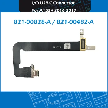 10pcs A1534 USB-C DC Nabíjací Port Flex Kábel DC Napájací Konektor Kábla 821-00828-A 821-00482-Pre Macbook Retina 12