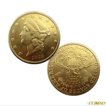 Collector ' s Edition American Eagle, Pamätných Zlatých Mincí Medi Magnety Nie Cicať