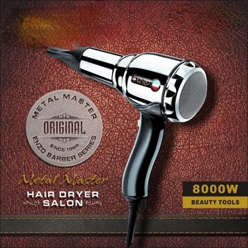 8000W Kovové Telo Salon Profesionálny sušič na Vlasy 5 Gears Silný Vietor Aniónové Chlpy, Vlasy Osobnú Starostlivosť o Vlasy S Tryska Ranu Suchšie