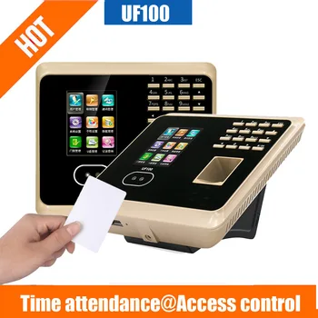 UF100 wifi Biometrické TCP/IP Tváre, Odtlačkov prstov Čas Dochádzkový Systém UF100 Tváre a Odtlačkov prstov Času S Slobodného Softvéru