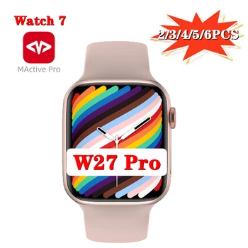 W27 PRO Smart Hodinky PK W28 Pro Muži Ženy Smartwatch Bezdrôtové Nabíjanie Siri Série 8
