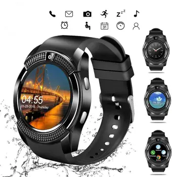 Nepremokavé Smart Hodinky Mužov s Kamerou Bluetooth-kompatibilné Smartwatch Krokomer Srdcového tepu Sim Karty Náramkové hodinky