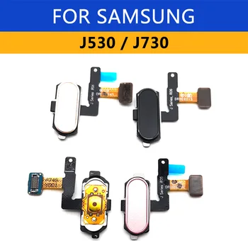 Snímač odtlačkov prstov Pre Samsung Galaxy J5 pro J7 pro 2017 J530 J730 J530F J730F Vízia Tlačidlo Domov Flex Kábel