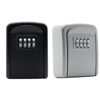 Full Metal Tlačidlo Bezpečné Mini Úložný Box Skryté Bezpečné Zakrytie Keyless Home Safe Zliatiny Materiálu