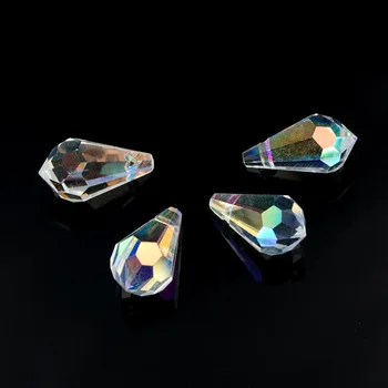 Briolette Prívesok Waterdrop AB farba crystal korálky 5,5 mm 10pcs Najvyššej kvality Slza sklenené korálky pre šperky, takže náramok urob si sám