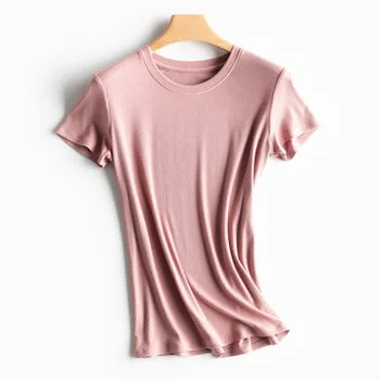 T-shirt dámske oblečenie nové bavlna T krátky rukáv 2021 dobrej kvality