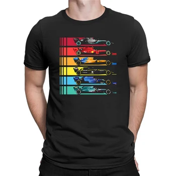 F1 McLaren Team Racing Fanúšikov T Shirt Vzorec Jeden Pretekár Lando Norris Tees Muži Ženy Vintage Krátky Rukáv Priedušná Grafické Topy