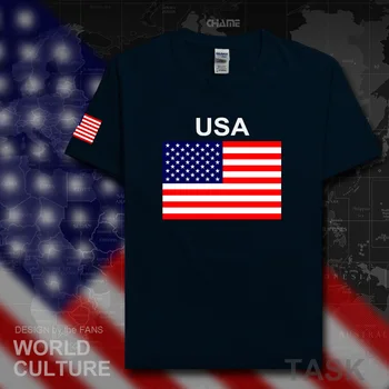 Spojené Štáty Americké USA NÁS tričko muž dresy 2017 t-tričko 100% bavlna národ tím bavlna stretnutie fanúšikov streetwear Americké