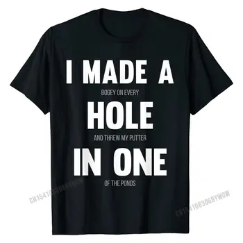 Ja som Urobil Dieru V Jednom, Funny Golf Tee pre Oteckov &amp; Športové Milovníkov T-Shirt Špeciálne Top Mens T-shirts Bavlna Tees Slim Fit