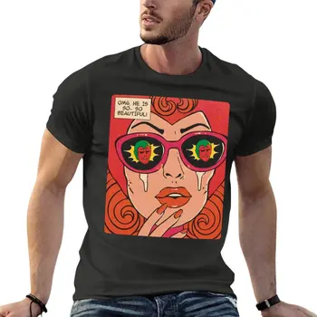 Scarlet Witch Wanda Maximoff Nadrozmerná T Shirt Vlastné Mužov Oblečenie Krátky Rukáv Streetwear Plus Veľkosť Topy Čaj