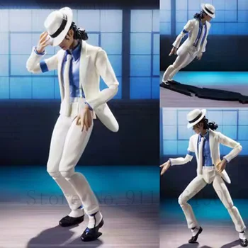 Figma 096 Michael Jackson Akcie Obrázok SHF Michael Jackson Obrázok Hladké Trestného Moonwalk Thriller MJ Klasický Vzhľad Hračky Darček