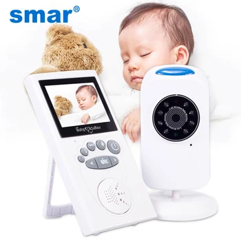Smar 2,4 palca Audio Video Bezdrôtový Baby Monitor Bezpečnostné Kamery Detská Opatrovateľka Hudby Intercom Nočné Videnie Monitorovanie Teploty