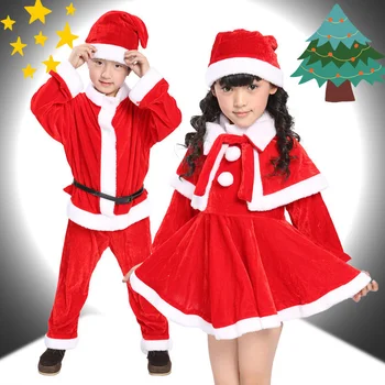 Dieťa Chlapec/Dievča Vianoce, Santa Claus, ježiško Oblek, Kostým, Oblek Deti Nový Rok detské Oblečenie Šaty Nastaviť Batoľa Dievča