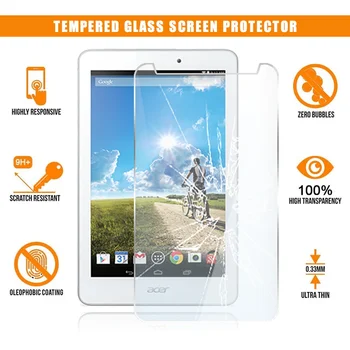 Pre Acer Iconia Tab 8 A1-840 FHD Plný Tablet Tvrdeného Skla 9H Premium Poškriabaniu Dôkaz Anti-odtlačkov prstov Jasný Film Protektor Kryt