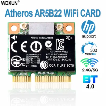 Atheros AR9462 AR5B22 WB222 Half Mini PCIe Bezdrôtový 300M+BT4.0 Kartu SPS:676786-001 Pre hp 2170p 4340s 4441s notebook