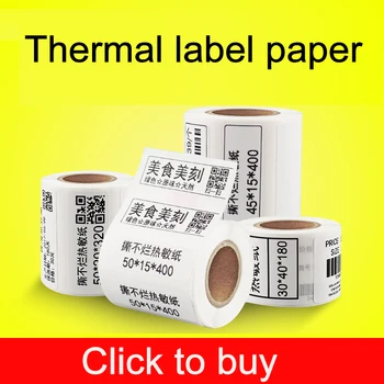 prenosné tepelná tlačiareň Termálne papier label nálepka čiarový kód papier povedal papiera 60 mm 30 mm 800 & 70 mm 50 mm 600