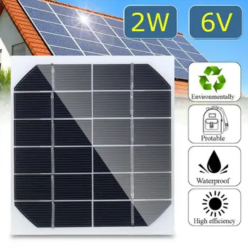2w 6v Solárny Panel Batérie Hračka Nabíjačku Diy Malých elektrární Solárne Panely Solárny Panel, Dom Solárny Generátor, Solárne