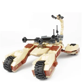 Vojenské King Scorpion Útok Vozidlo Nádrž Stavebné Bloky Mech Auto Púšti Raid Zemi Hranice Zbrane Model Tehly Hračky pre Chlapcov
