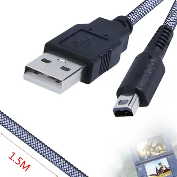 1,5 m Hru Synchronizáciu Údajov Poplatok Charing USB Napájací Kábel, Kábel, Nabíjačka, Káble Pre Nintendo 3DS DSi NDSI lítiové batérie, Herné Accessor