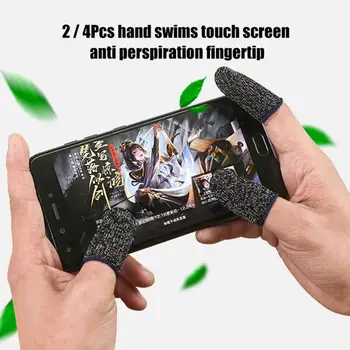 Dotykový Displej Prst Rukávy 2/4Pcs Screen Protector Prst Rukáv Svetelný Rukáv Dotykový Displej Prst Rukavice Pre Mobilných Hier