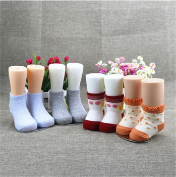 Doprava Zdarma!! Nový Štýl Hot Predaj Plastových Dieťa Kati Nohy Model Pre Ponožka Displej