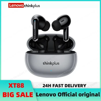 NOVÉ Originálne Lenovo XT88 TWS Bezdrôtové Slúchadlá Bluetooth 5.3 Dual Stereo Zníženie Hluku Basy Touch Ovládania Dlhý Pohotovostný 250mAH