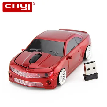 CHYI Bezdrôtová Počítačová Myš v Pohode Športové Auto Myší S USB Prijímač 1600 DPI Optická 3D Mini Myš Pre Deti S Podložka pod Myš