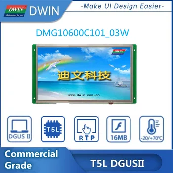 DWIN 10.1 Palcový RS232 1024*600 TFT LCD Modul Dotykový Panel Komerčné Triedy HMI Displej DMG10600C101_03W