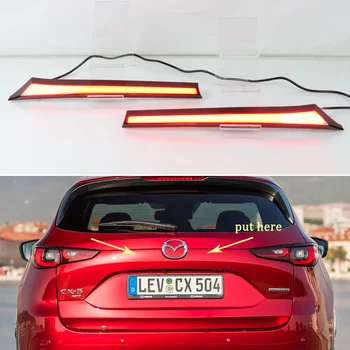 Auto LED Zadné Hmlové Svietidlo Brzda Dynamický Zase Signál Reflektor Zadný Nárazník batožinového priestoru zadné Svetlo Na Mazda CX-5 CX5 2022 2023