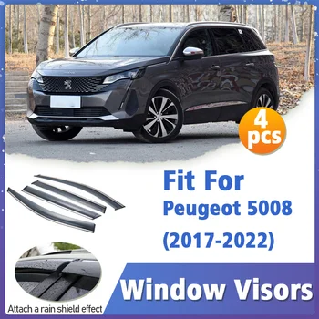 Okno Clonu Stráže pre Peugeot 5008 2017-2022 Otvor Kryt Sklon Markízy, Prístrešky Ochrany Slnko, Dážď Deflektor Auto Príslušenstvo