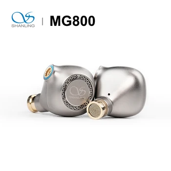 SHANLING MG800 34. Dual Dynamic Ovládače In-ear Slúchadlá Slúchadlá Polo-otvorené Akustický Dizajn MMCX Kábel 2.5+3.5+mm Konektor Slúchadiel