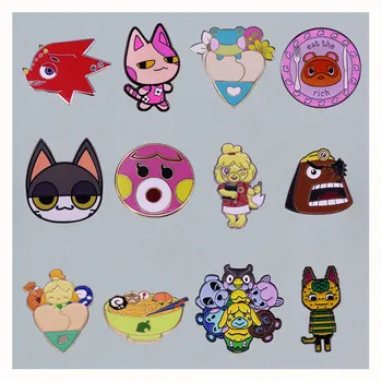 Rôzne Malé Zvieratá Cartoon Brošňa Zaujímavé Kovové Smalt Odznak Denim Jacket Batoh Pin Dekorácie detská Móda Darček