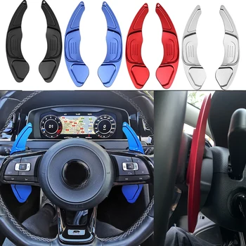2ks Čierna, Červená, Strieborná, modrá Volant Hliníkové Shift Pádla Pre VW GOLF 7 2015-2019 GLAXAY R MK7 Volante Vozidla Shift Pádla