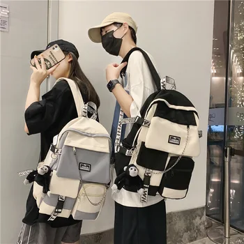 Kórejský aktovka študentka, batoh, veľká kapacita módne boy batoh počítač taška femal školský batoh školské tašky