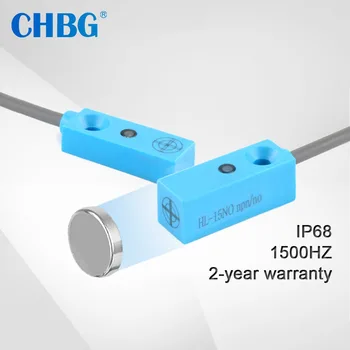 CHBG15mm 20 mm Micro Efekt Hall Senzor Blízkosti Prepínač IP68 Magnet Patrí NPN PNP 3-wire Bežne Otvorené